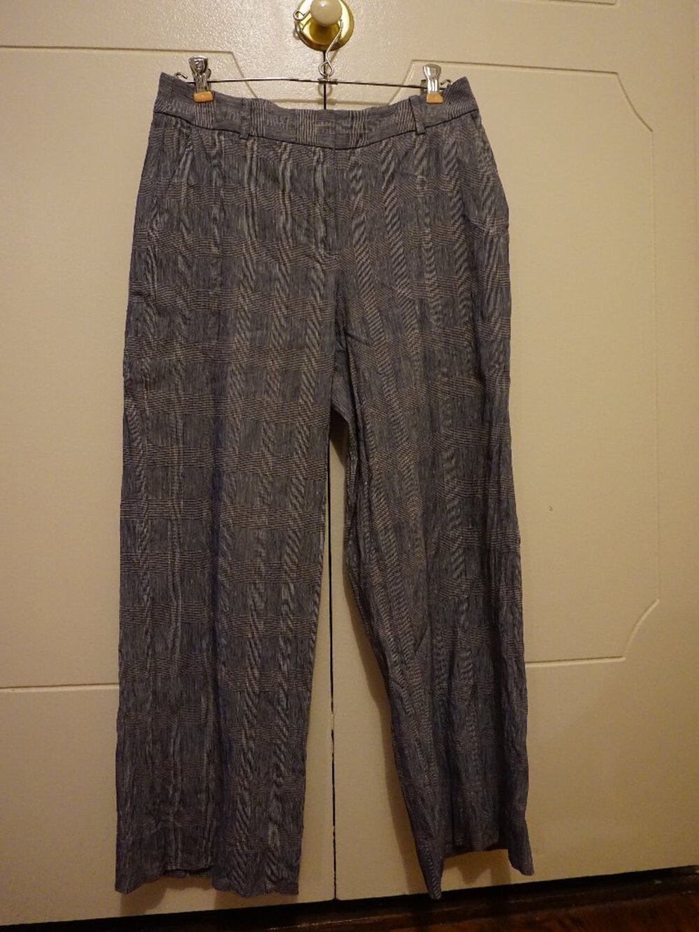 Brooks Brothers Wide-Leg Linen Pants
